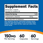 Nutricost Suntheanine (150mg) 60 Capsules - L-Theanine, Vegan, GMO-Free