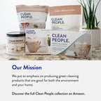 The Clean People Laundry Detergent Sheets - Laundry Soap - Ultra Concentrated, Recyclable Packaging, Stain Fighting - Peppermint, 192 Pack