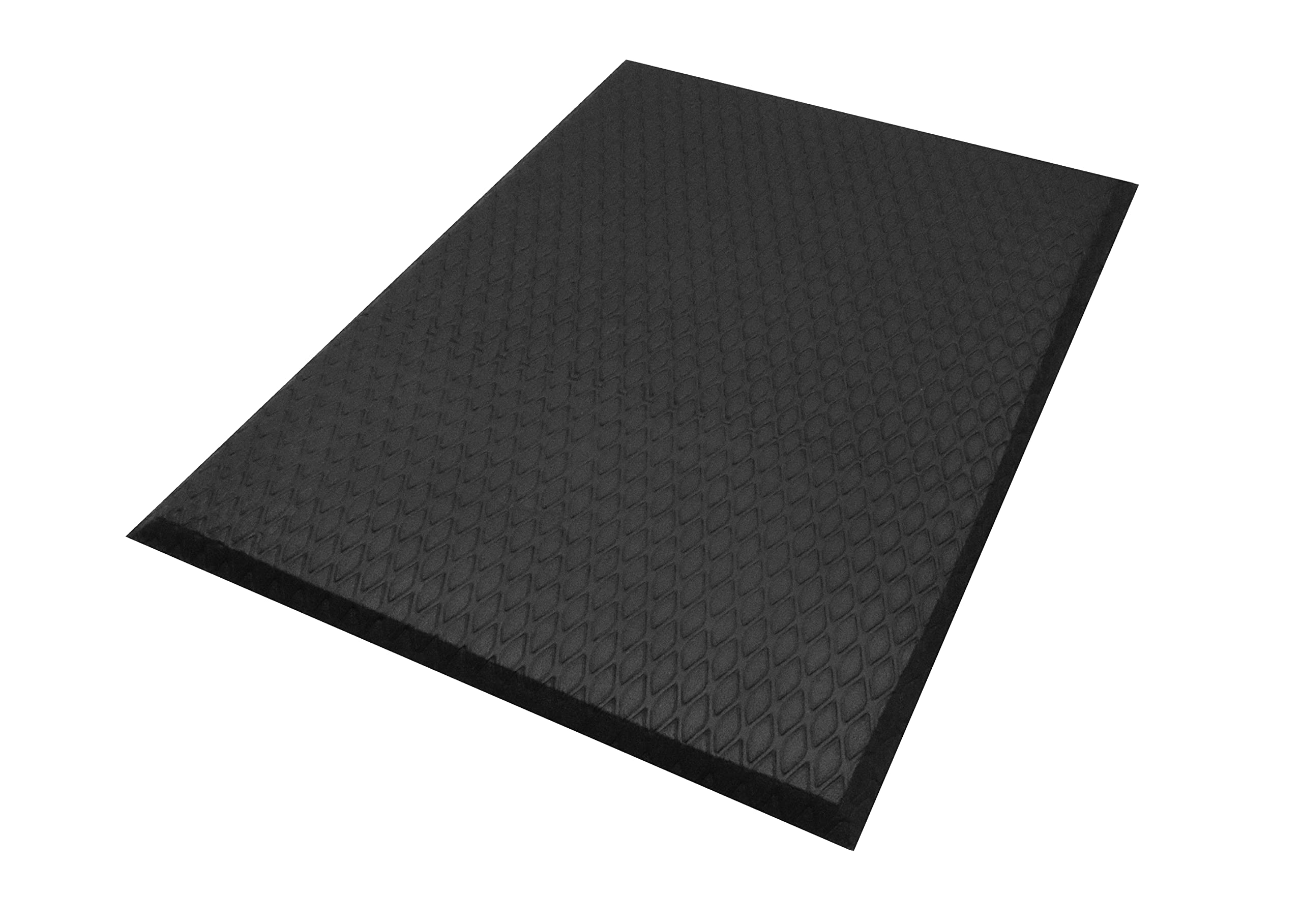 Hudson Exchange (4'x6') MaxCush Anti-Fatigue Comfort Industrial Ergonomic Mat Black
