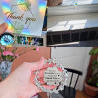 Thank You Gifts for Women, Sun Catcher Gift with Engraved Thank You Message