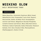 Versed Weekend Glow Daily Brightening AHA Liquid – Gentle Exfoliating Toner with Vitamin C and Botanicals – Helps Visibly Improve Skin Clarity and Tone (V1 Weekend Glow - 4 Fl Oz (Pack of 1))