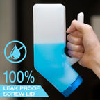 Urinals for Men Glow in The Dark Lid by Tilcare (3 Pack) - 32oz/1000mL Thick Plastic Mens Bedpan Bottle with Screw-on Lid - Spill Proof Urinary Chamber - Male Portable Travel Pee Bottles