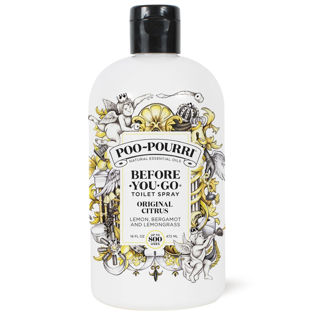 Poo-Pourri Before-You-Go Toilet Spray Refill, Original Citrus, 16 Fl Oz