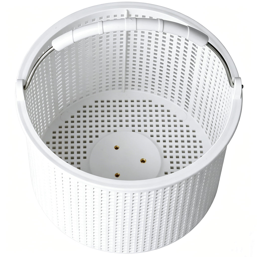 Inground Pool Skimmer Basket for Hayward Skimmer Basket&Pool Filter Baskets SP1082CA Series, Aladdin B-152, Built-in Brass Weight - Anti-Floating Filter Baskets, 316 Stainless Steel Handle Rubber Grip