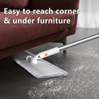 Microfiber Flat Mop 32 in with 4 Washable Pads for Hardwood Floors