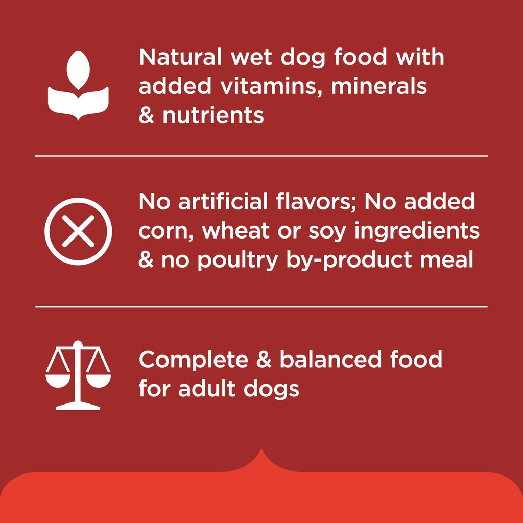 Nutrish Beef Paté Wet Dog Food, 13 oz. Can, 12 Pack (Rachael Ray)