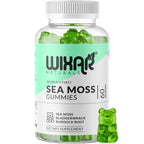 WIXAR NATURALS Sea Moss Gummies - Natural Irish Sea Moss and Bladderwrack with Burdock Gummy - 60 Gummies - Vegan - Healthy Immune, Gut & Overall Wellness Support - Herbal Alkaline Supplements