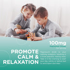 Chapter One Magnesium Gummies, Great Tasting Magnesium for Kids, Calm Kids Magnesium, Magnesium Gummies for Women and Men, Certified Kosher (Peach)