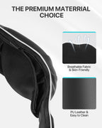 Shiatsu Back Neck Massager with Heat, Alljoy Electric Deep Tissue 3D Kneading Pillow Massege for Pain Relief & Relax Muscles, Comfort Use at Home Office (Black)