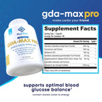 NuEthix Formulations GDA-MAX PRO, Double Berbine HCL Supplement, Supports Glucose Metabolism, Weight Management, Immune Support, Heart Health - Non GMO, Gluten Free, Dairy Free, 90 Count