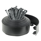 Hugeleaf Landscape Edging Kit Garden Edging 40 Ft with 48pcs Spikes