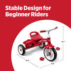 Toddler Bike, Toddler Toys, Kids Toys, Kids Bike, Tricycles for 3-5 Year Olds, Radio Flyer Red Rider Trike for Ages 2.5-5 (Amazon Exclusive)