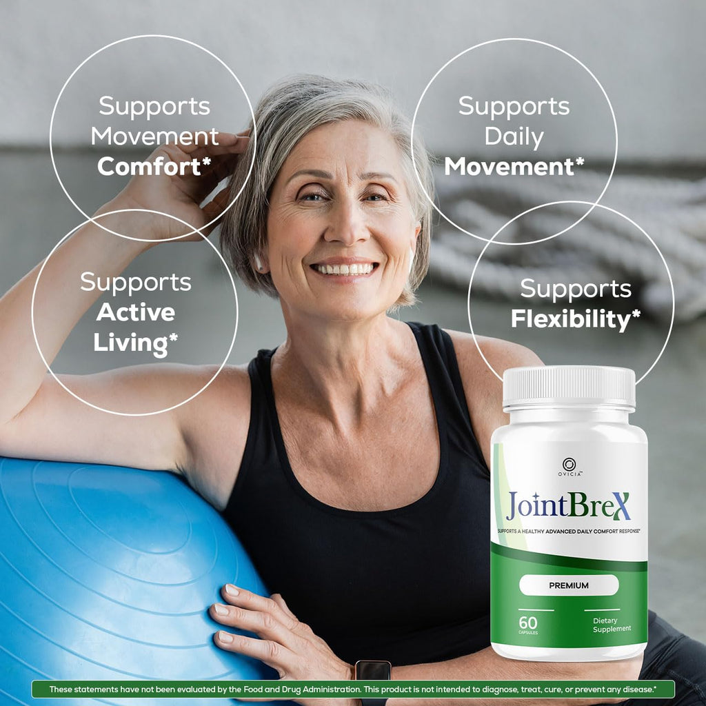 JointBrex Capsules - Official JointBrex Pills Advanced Support for Maximum Strength, All Natural Ingredients Premium Vitamins for Overal Health & Wellness Reviews, 60 Capsules for 1 Month