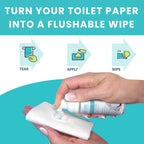 Bodifresh Toilet Paper Foam, Liquid Wet Wipe | Plant-Based, Eco Friendly Flushable Wet Wipe Alternative with Aloe & Vitamin E (1.7 Fl Oz (Pack of 3), Lavender)
