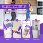 Mop Pad Refill Compatible with Swiffer WetJet Spray Mop, Wet Jet Mopping Pads for All Purpose Multi Surface Hardwood Floor Cleaning, 4 Layers Thickened and Super Absorbent, 100 Count.