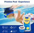 RECHIATO 150 Pack Pool Skimmer Socks for Pool Filters, Filters Baskets and Skimmers to Filter Debris and Leaves, Protact Filter System of Inground and Above Ground Pools