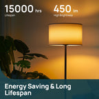 Linkind A19 LED Light Bulbs, 40 Watt Equivalent, 2700K Soft White 6 Packs
