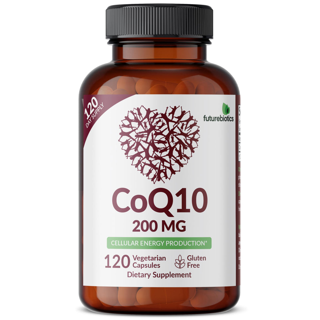 Futurebiotics CoQ10 200 MG Cellular Energy Production, 120 Vegetarian Capsules