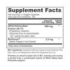 NusaPure White Kidney Beans Capsules, 800 mg, 200 Veg Capsules (Non-GMO, Vegan)