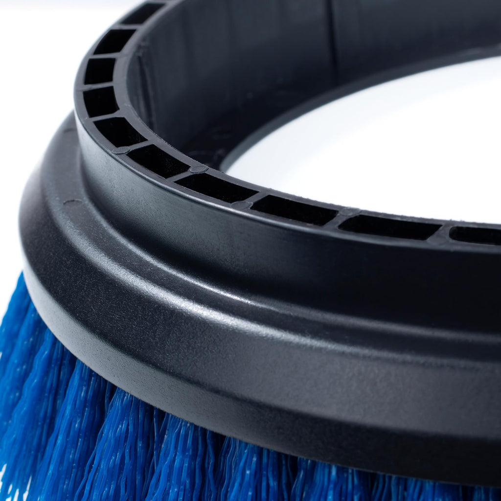 HHQ Commercial Scrub Brush for Orbital Floor Scrubber, Compatible with Oreck Orbiter XL ORB550MC, Bissell BGEM9000, 12" Diameter, Medium-Duty Brush, Blue
