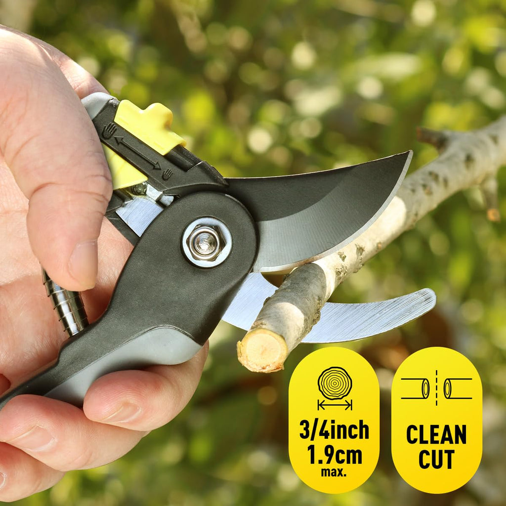 Colwelt Loppers Hedge Clippers Garden Shears 3Pcs, 17’’ Gardening Scissors