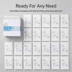 McKesson Sterile ABD Pads 8 x 10 in [24 Count] – Abdominal Pads for Wound Care, Non Stick Gauze Dressing, Surgical Absorbent Pad for Drainage and Post-Op Use