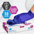 MED PRIDE Nitrile Medical Exam Gloves,Powder & Latex-Free,Large,1000-Count