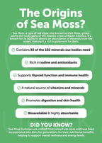 Lunakai USA Made Irish Sea Moss Capsules with Black Seed Oil, Ashwagandha, Burdock Root & Bladderwrack, 60ct