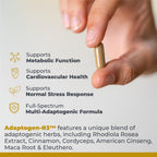 Premier Research Labs Adaptogen-R3 Supplement - Rhodiola Rosea Supplement with Maca Root, Adaptogen Complex for Stress, Heart & Metabolic Health - 90 Vegetarian Capsules