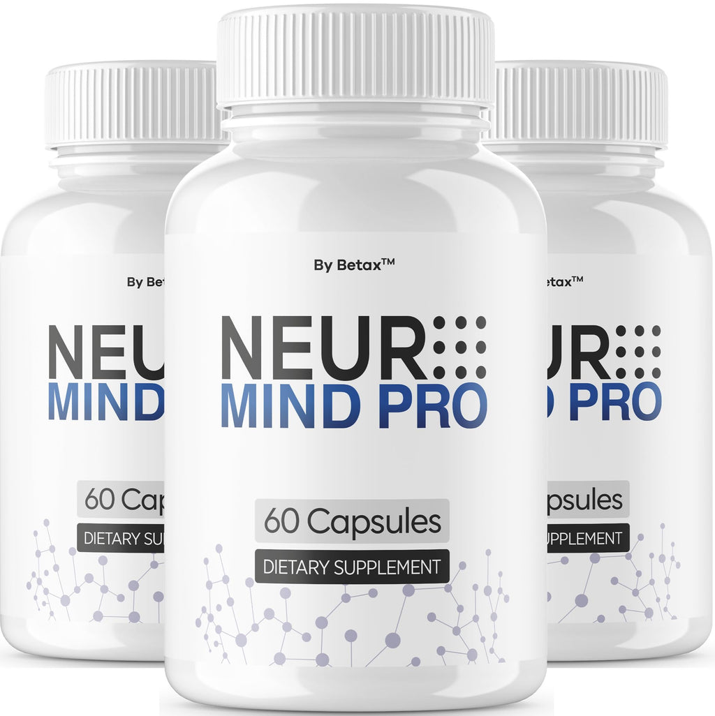 (3 Pack) NeuroMind Pro - Official Neuro Mind Pro Capsules Advanced Formula with All Natural Ingredients, NeuroMindPro Original Brain Health Pills Support for Wellness, 180 Capsules for 3 Months