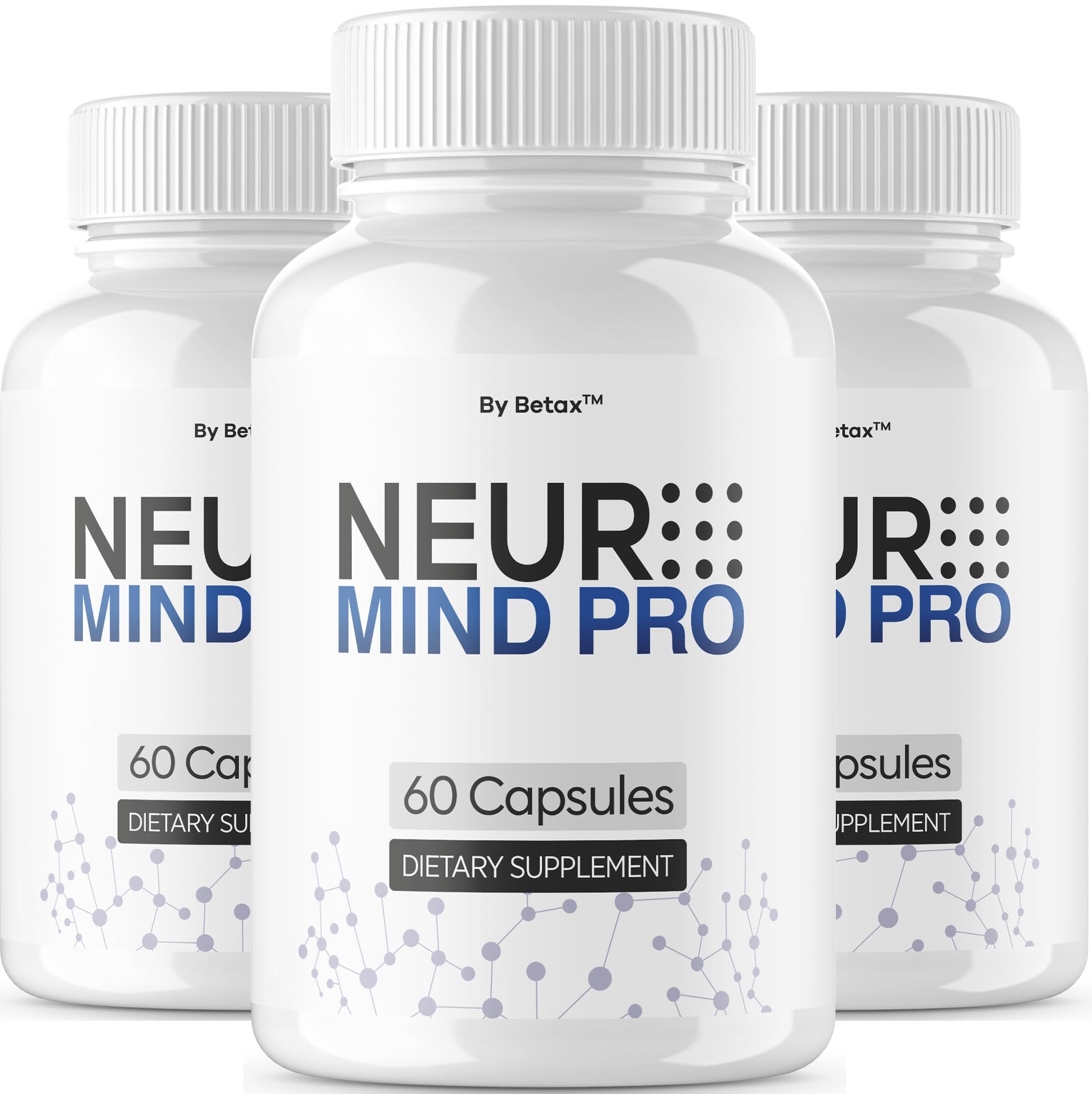 (3 Pack) NeuroMind Pro - Official Neuro Mind Pro Capsules Advanced Formula with All Natural Ingredients, NeuroMindPro Original Brain Health Pills Support for Wellness, 180 Capsules for 3 Months