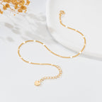 AOZELAN 14K Gold Anklets for Women Gold Ankle Bracelets for Women