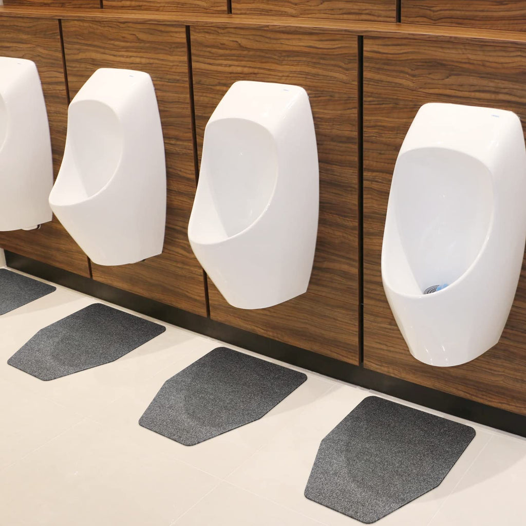 Urinal Mats 12 Pack, Eliminating Bathroom Odor Urinal Floor Pads, Water Absorption Splash Mat, Commercial Pee Pad for Men's Restroom