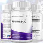 (5 Pack) Neurocept Capsules, Official Neurocept Brain Supplement Pills with All Natural Ingredients, Advanced Formula Support Pills with Max Strength Premium Vitamins for Women & Men (300 Capsules)