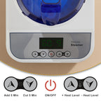 RRGFB Sauna Steamer Machine for Home, 1300W 1.8qt Steam Generator, Portable Steamer Pot with Remote Control, Oil Diffuser, 5-60 min Timer, 9 Levels, Heat up to 140°F