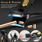 Toenail Clippers for Thick & Ingrown Nails, Professional Nail Clipper Set with Pedicure Tool, Super Sharp Fingernail Cutter with Catcher, Podiatrist Toe Nail Clippers Kit for Seniors, Men & Women