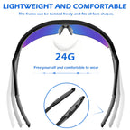 OXG 12 Pack Safety Glasses, ANSI Z87.1 Impact Resistant Anti-Scratch Safety Goggles for Men Women Youth (Mirrored)