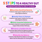 NATISLAND para Cleanse for Humans & Kids, Herbal Gut Health Gummies with Wormwood Black Walnut Clove, Pumpkin Seed & Papaya Seed, Sugar Free, Vegan, Grape Flavor, 60 Gummies