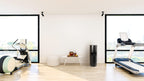 Monkey Movement Black Stainless Steel Floor Stand Wipe Dispenser with Built-in Trash Can - Fits Wipes on Rolls - Perfect for Fitness Clubs, Schools/Daycares, Commercial and Residential Facilities