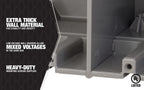 Southwire MSBMMT5G 5 Gang Multi Mount Device Box with Depth Adjustable; Heavy Duty 42lb ; Gray