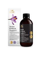Harker Herbals Stress & Mood Syrup Supplement, Supports Relaxation and Nervousness, with Ashwagandha, Saffron, Skullcap, and Licorice Root - 6.7oz