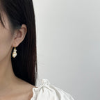 Boho Beach Jewelry Ocean Seashell Conch Dangling Earrings for Women