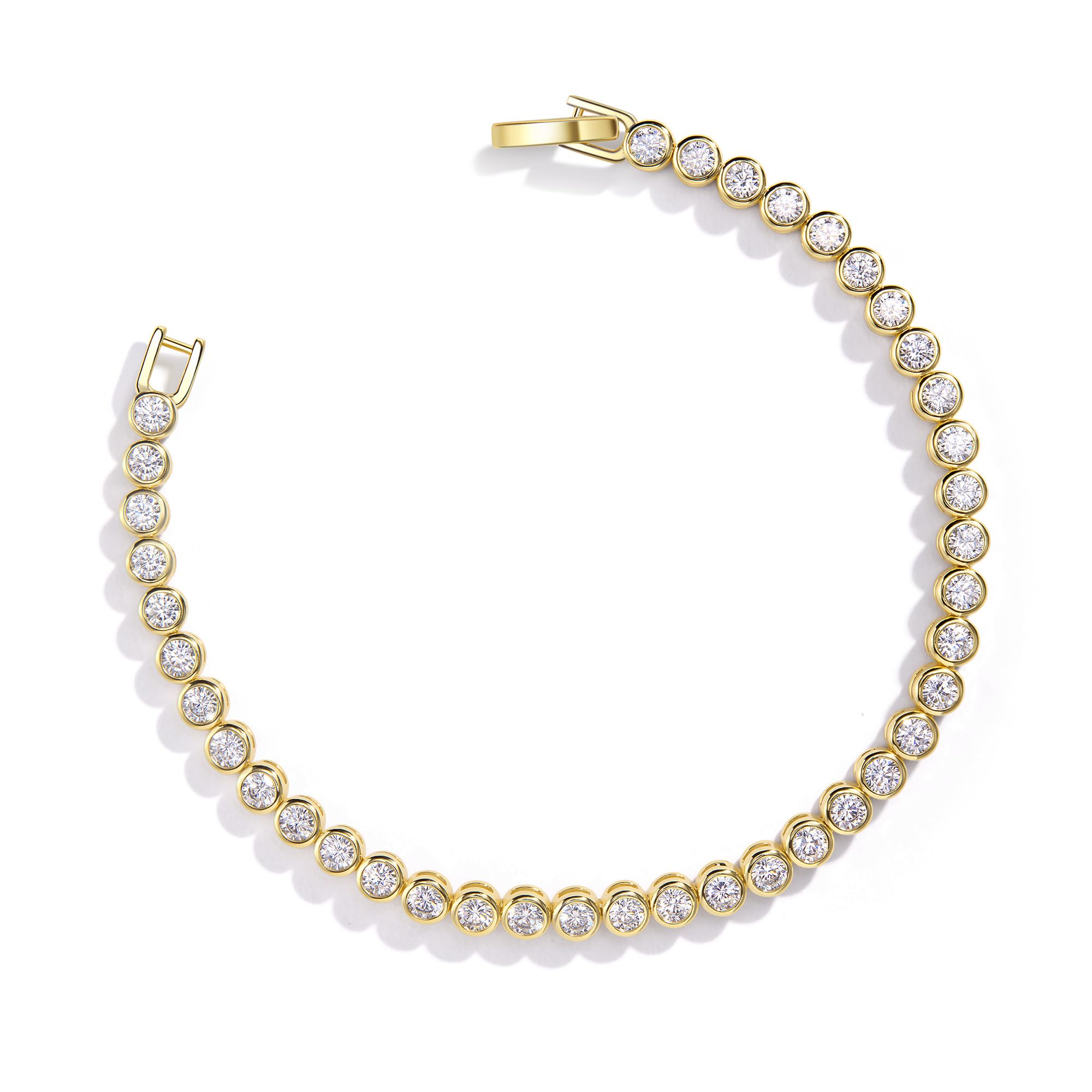 Pearich 14K Gold Filled Tennis Bracelets for Women