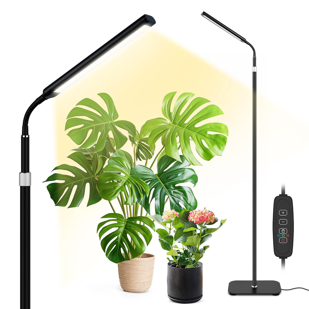 VSOKE Grow Light for Indoor Plants, Full Spectrum LED Grow Light with Stand
