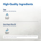 NORTH AMERICAN HERB & SPICE Sagenol - 1 fl. oz. - Wild Sage Oil - Healthy Hormone Support, Antioxidant Power - Non-GMO - 60 Servings