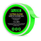 Lockport Glow in The Dark Tape - 30 Ft x 1 in - Bright - Rechargeable - Reflective - Glow Tape in The Dark - Halloween Decoration, Christmas Decor, Night Decorations, Home Marking, Stairs, Exit Sign