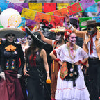 Lctevvn 6 Packs 108 Ft Fiesta Party Decorations Mexican Party Banners Papel Picado Banners Cinco De Mayo Decorations Dia De Los Muertos Decor Mexico Halloween Banner Birthday Party Decorations (6pack Banners) (6 Packs Banner)