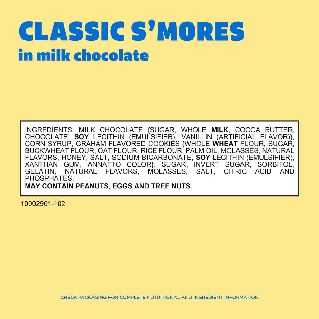 Whitman's S'Mores Milk Chocolate Candy Classic Marshmallow, 7.3 oz.