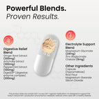 BloomMD GLP-1 Side Effect Relief Supplement – Support for Nausea, Bloating & Fatigue – Natural Digestive Support with Ginger, Magnesium, B12 & Electrolytes – for GLP-1 Users – 60 Capsules