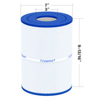 Cryspool® 07018 Filter Compatible with CX250RE, Star-Clear C250, PA25-4, PA25-4/M4, C-7626, FC-1230, 25 Sq. Ft Spa Filter Cartridge, 1 Pack